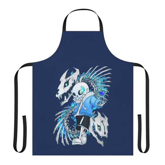 Undertale Sans-themed apron for kitchen, cooking, and cosplay