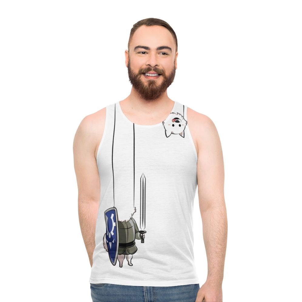 Undertale Lesser Dog Unisex Tank Top