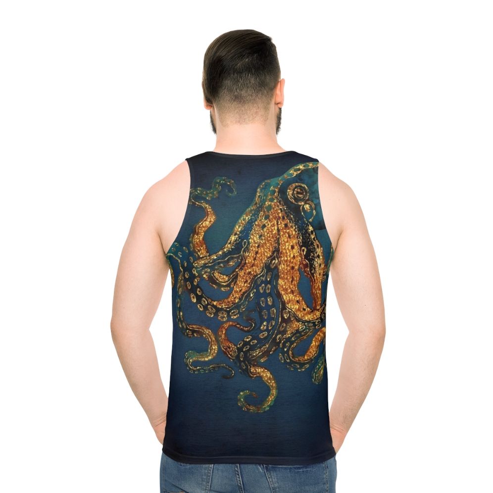 Underwater Dream Unisex Tank Top with Octopus Design