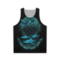Underwater nature-inspired unisex tank top