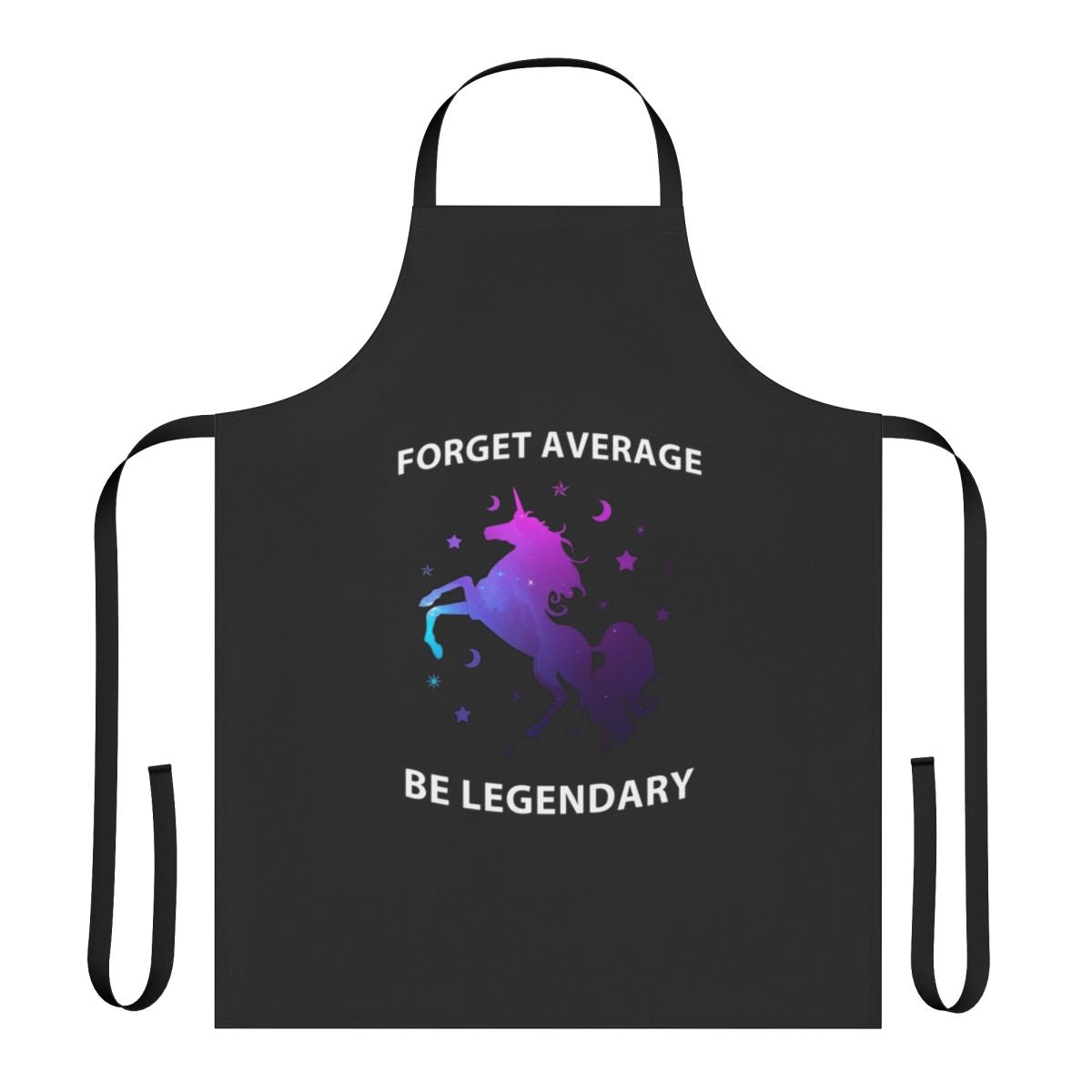 Unicorn-themed legendary apron with galaxy and aesthetic design