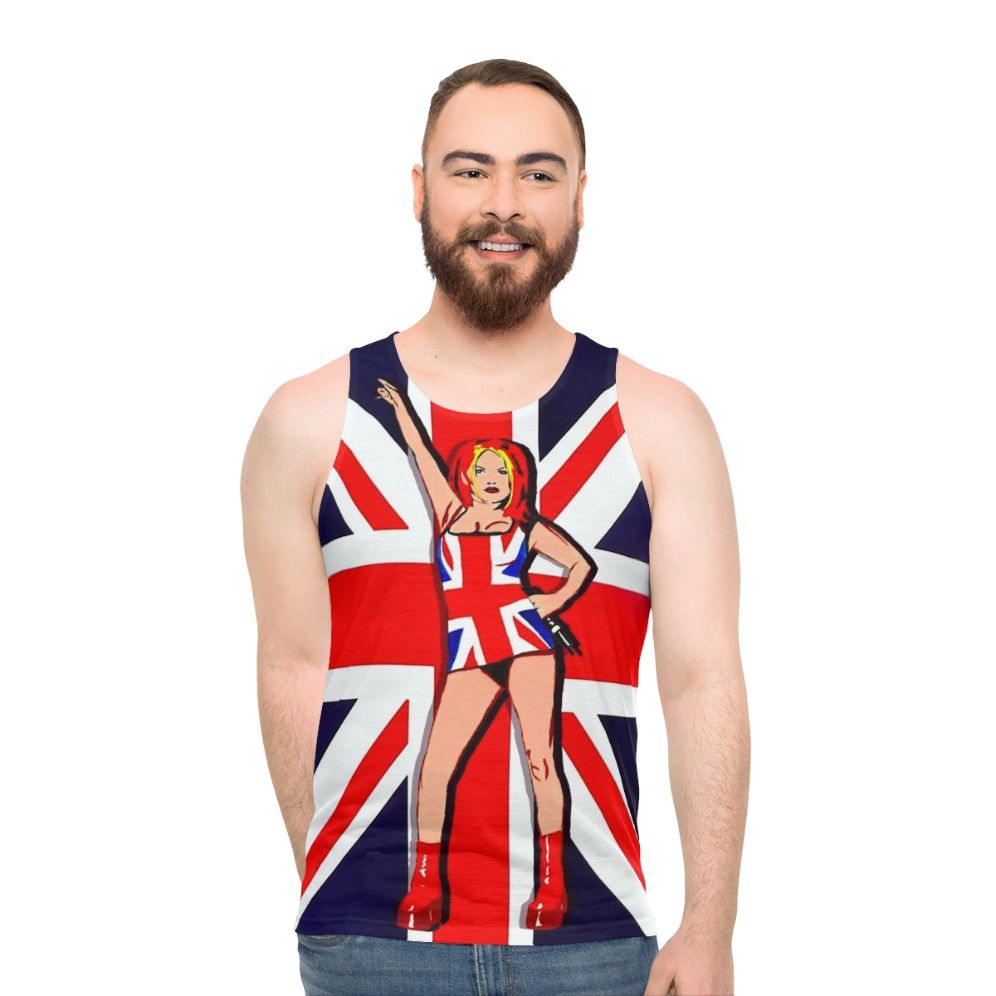 Union Jack patriotic unisex tank top