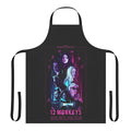 12 Monkeys-inspired apron with characters and show logo
