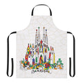 Apron featuring the iconic Sagrada Familia cathedral in Barcelona, Spain