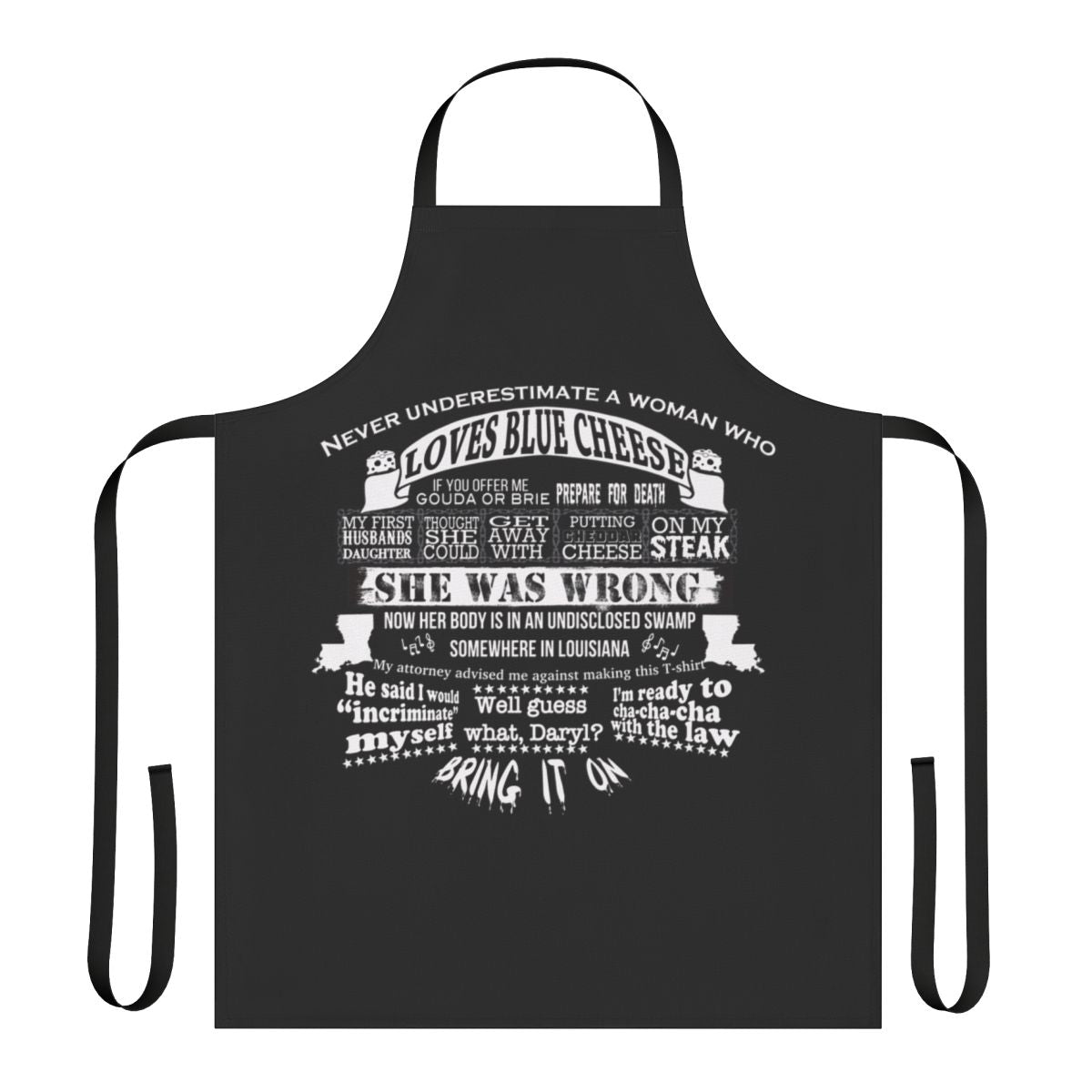 Blue Cheese Lover Apron for Cheese Enthusiasts
