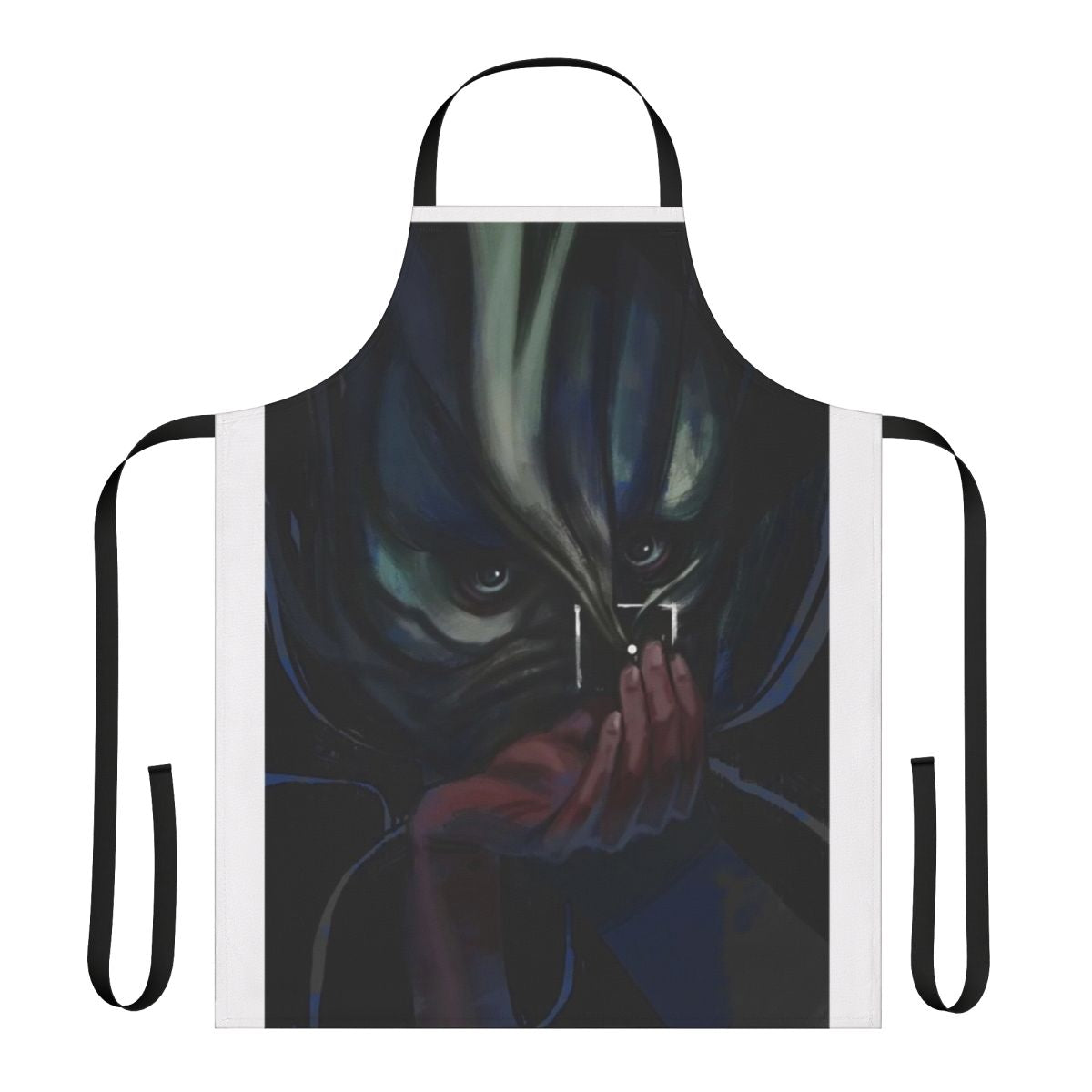 A striking and conceptual apron design, inspired by the acclaimed video game Disco Elysium.