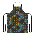 Apron featuring a bold, colorful pattern inspired by the TV series "I Think You Should Leave with Tim Robinson"