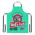 Wolf Tooth dog food-themed apron