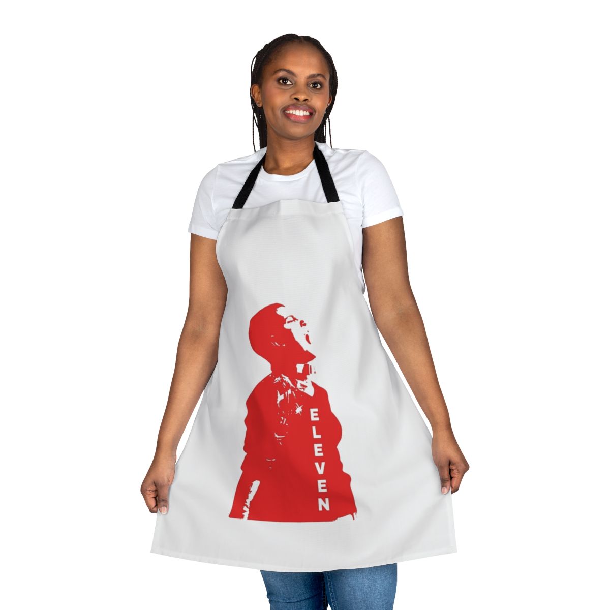 Eleven Stranger Things Inspired Apron with Custom Design