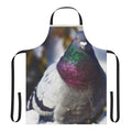 Feral pigeon themed apron for home cooking and dining