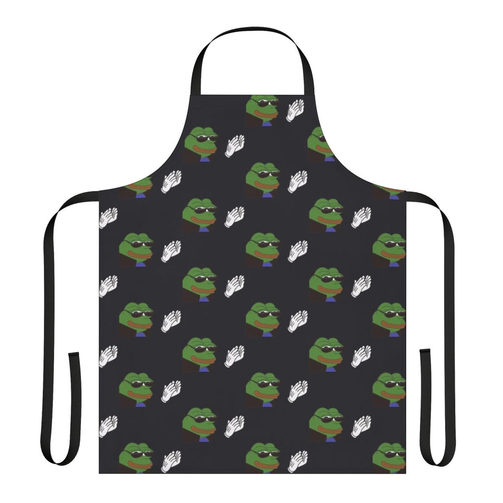 Gaming-themed apron featuring the Pepe the Frog meme