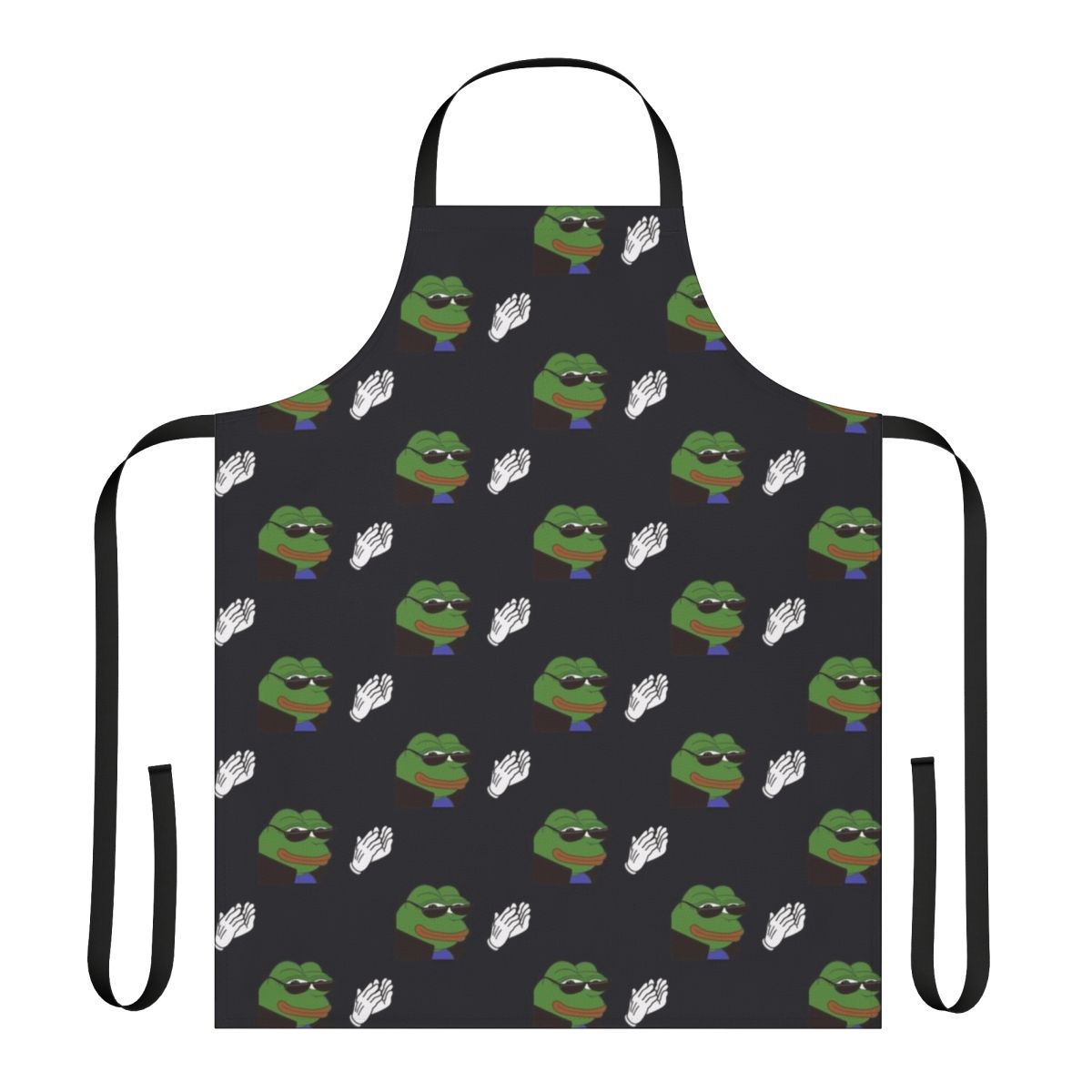 Gaming-themed apron featuring the Pepe the Frog meme
