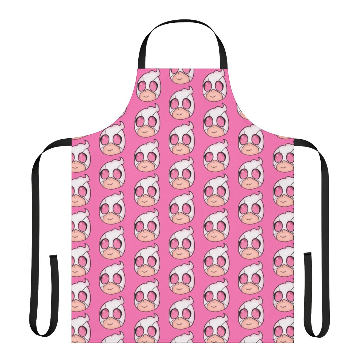 Handmade Gwenpool-themed apron with pop culture design