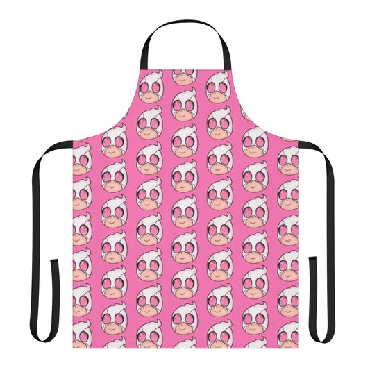 Handmade Gwenpool-themed apron with pop culture design
