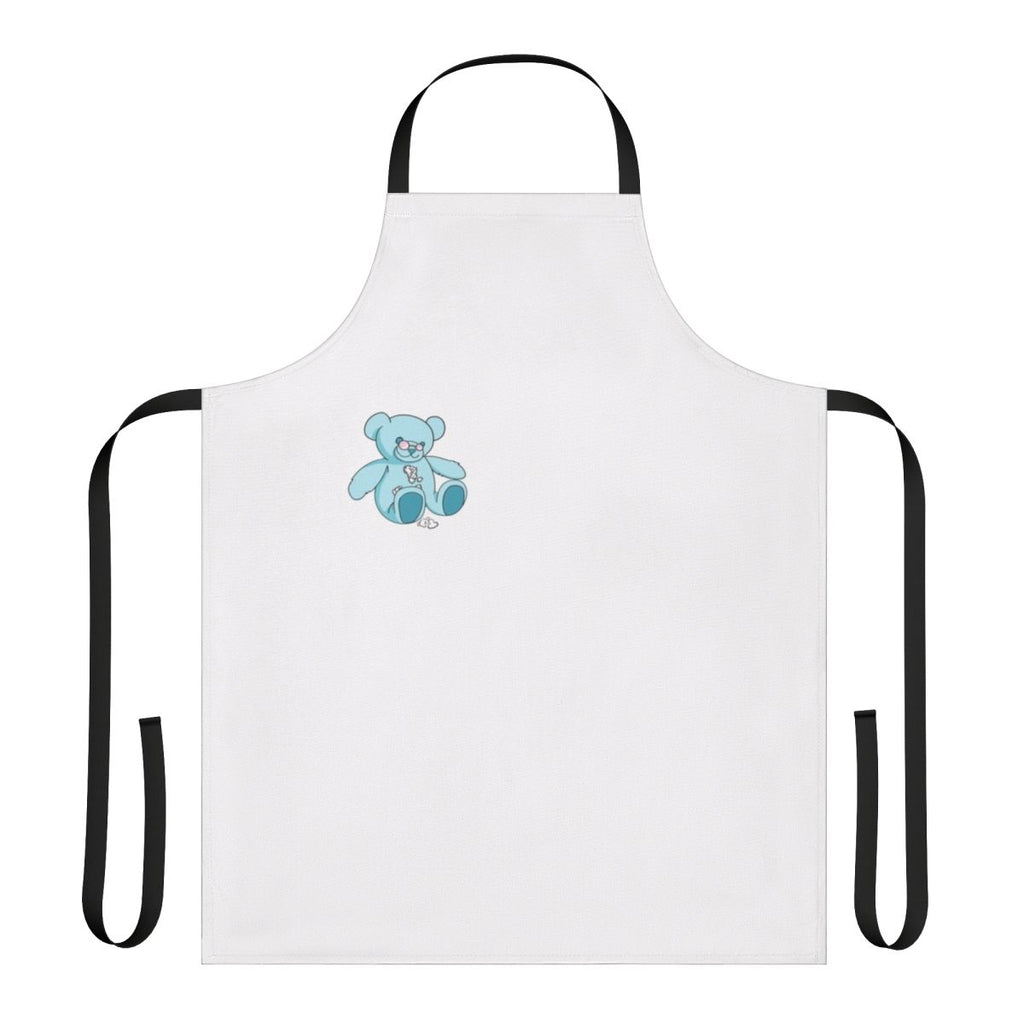 Money Heist themed apron with a teddy bear design