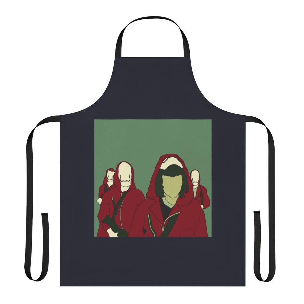 Money Heist Inspired Apron - La Casa de Papel Themed Cooking Accessory
