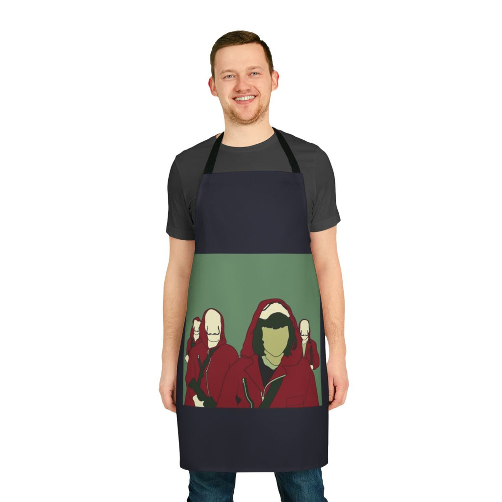Money Heist Inspired Apron - La Casa de Papel Themed Cooking Accessory