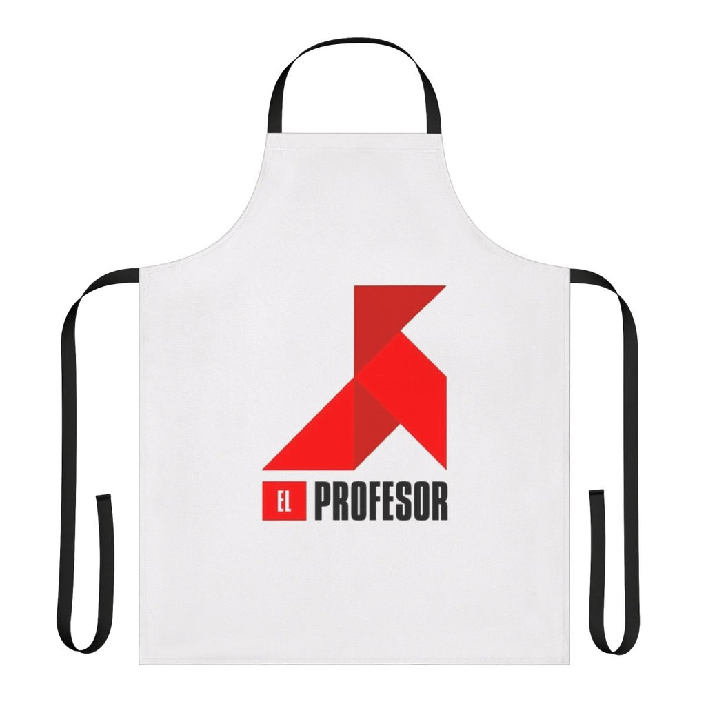 Money Heist inspired apron featuring The Professor character