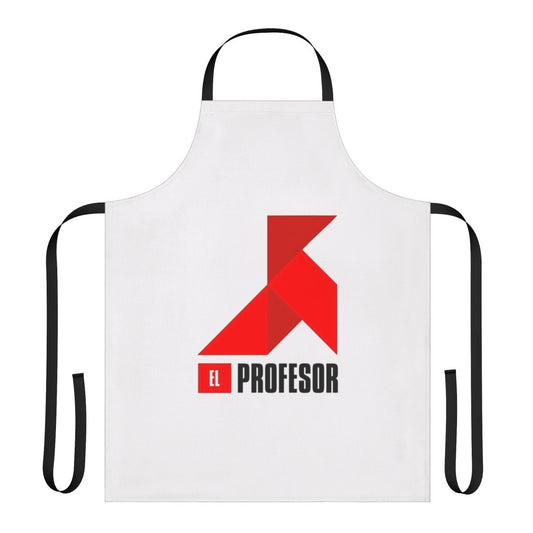 Money Heist inspired apron featuring The Professor character