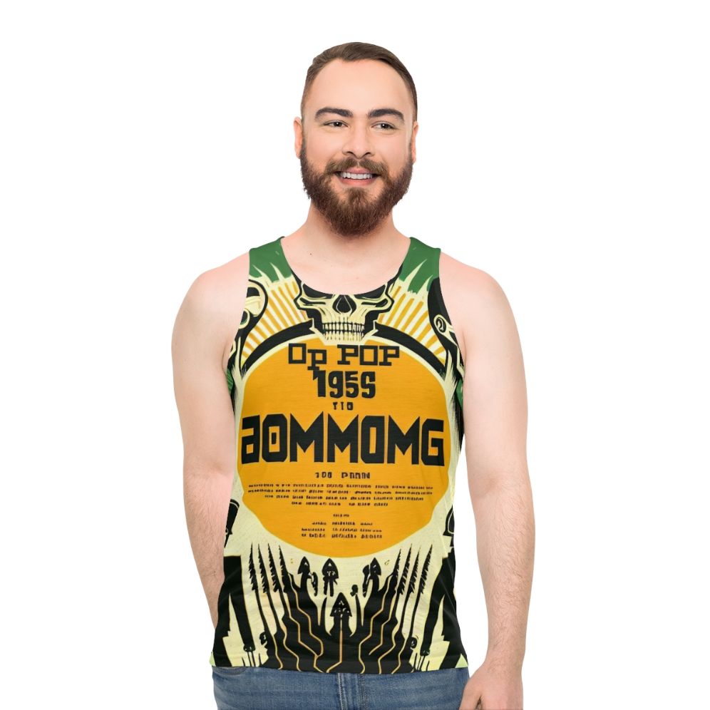 Unique unisex music pop tank top