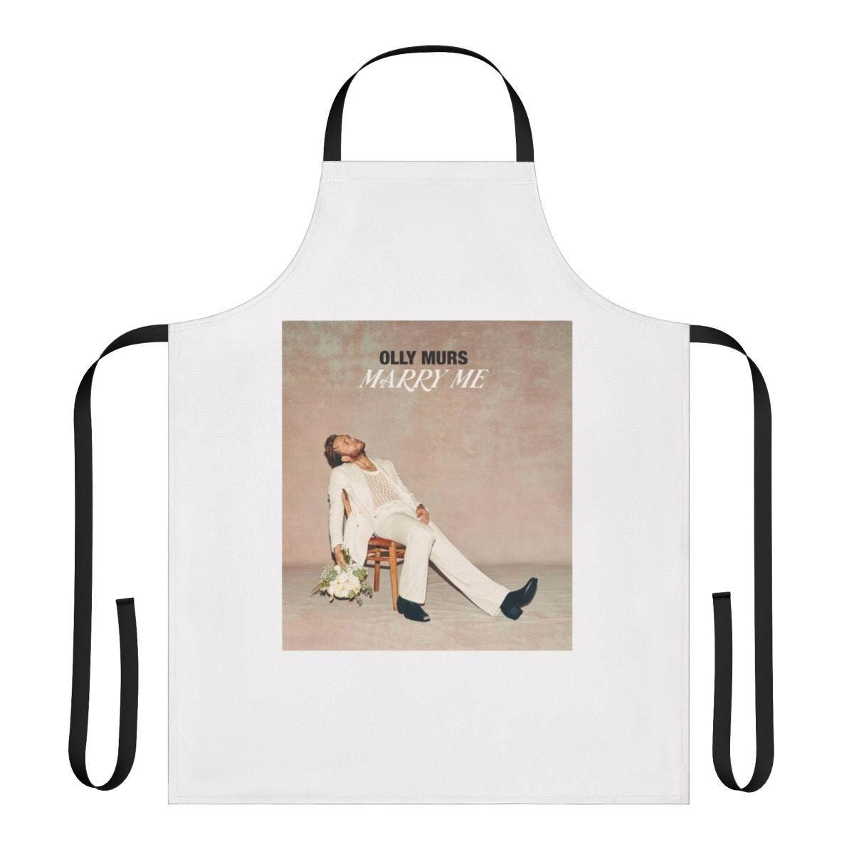Olly Murs-inspired apron with unique design