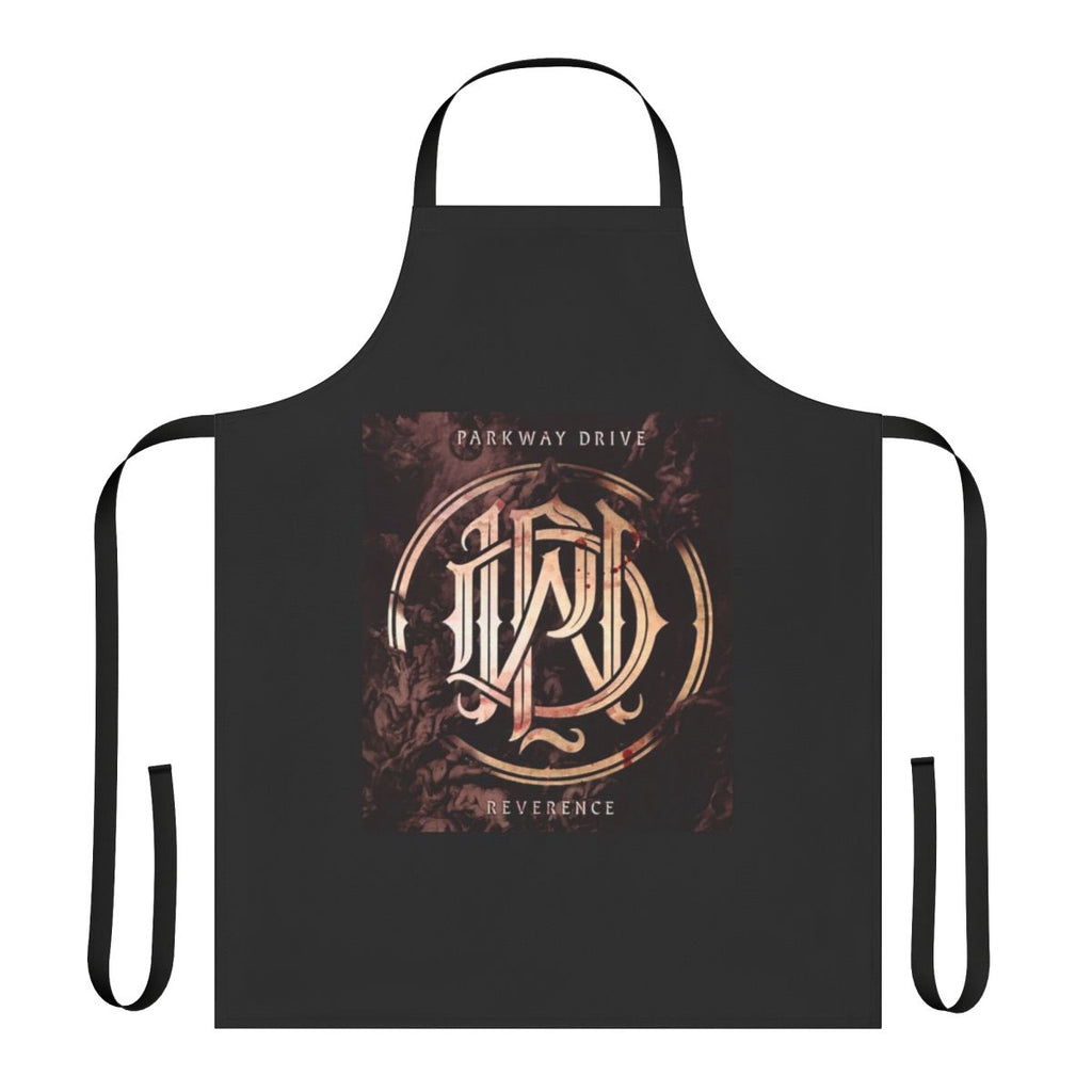 Parkway Drive band fan art design printed on a high-quality apron