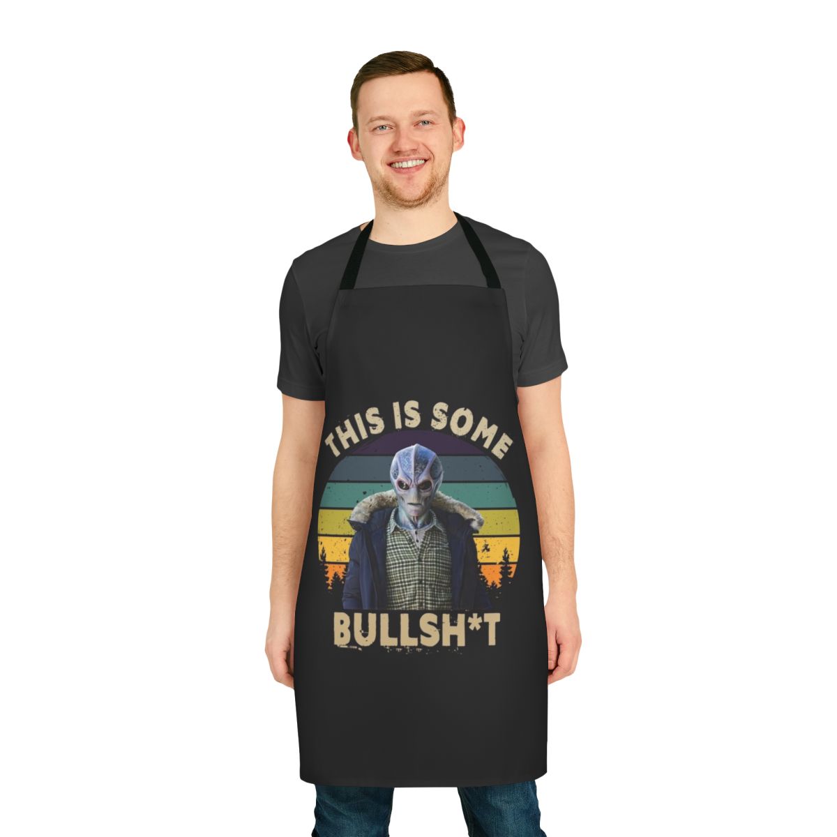 Resident Alien Inspired Kitchen Apron for Sci-Fi Fans