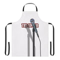 A unique and stylish apron featuring a microphone design, perfect for singers, musicians, and audio technicians.
