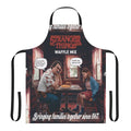 Strange mix apron with Stranger Things-inspired design