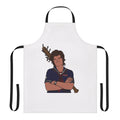 Stranger Things inspired apron featuring iconic elements from the show