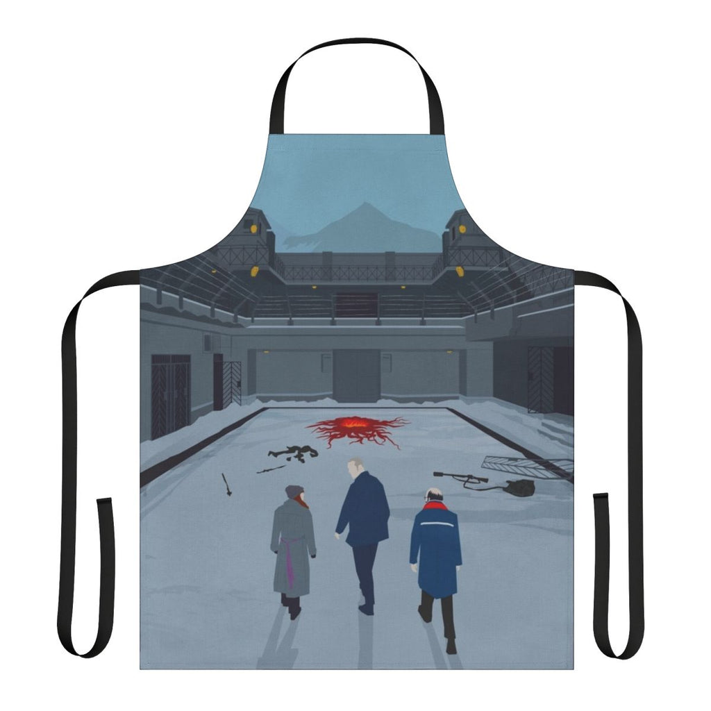 Stranger Things inspired apron featuring fan art design