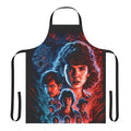 Colorful Stranger Things inspired Japanese anime style apron