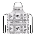 Apron featuring the iconic "time cube" design, a humorous meme and troll-inspired accessory.