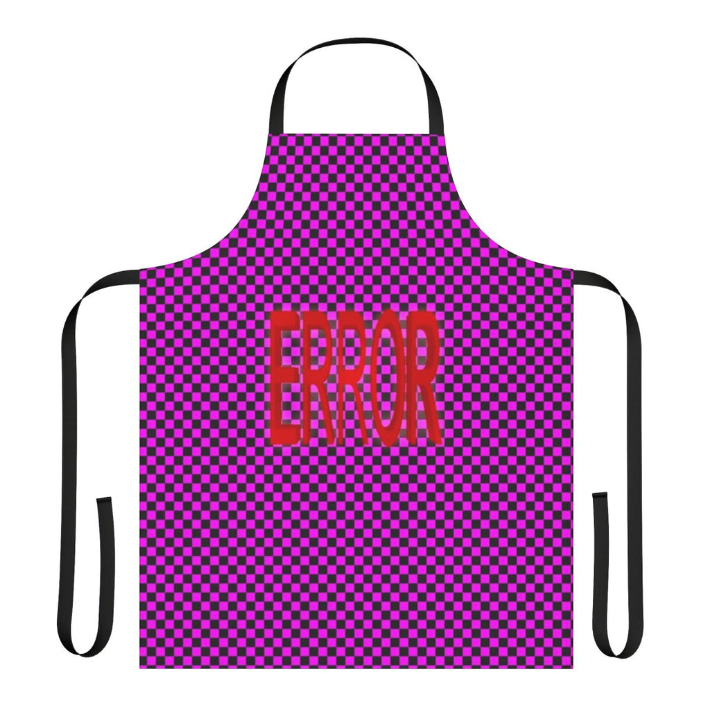 Apron featuring a video game texture error or glitch design