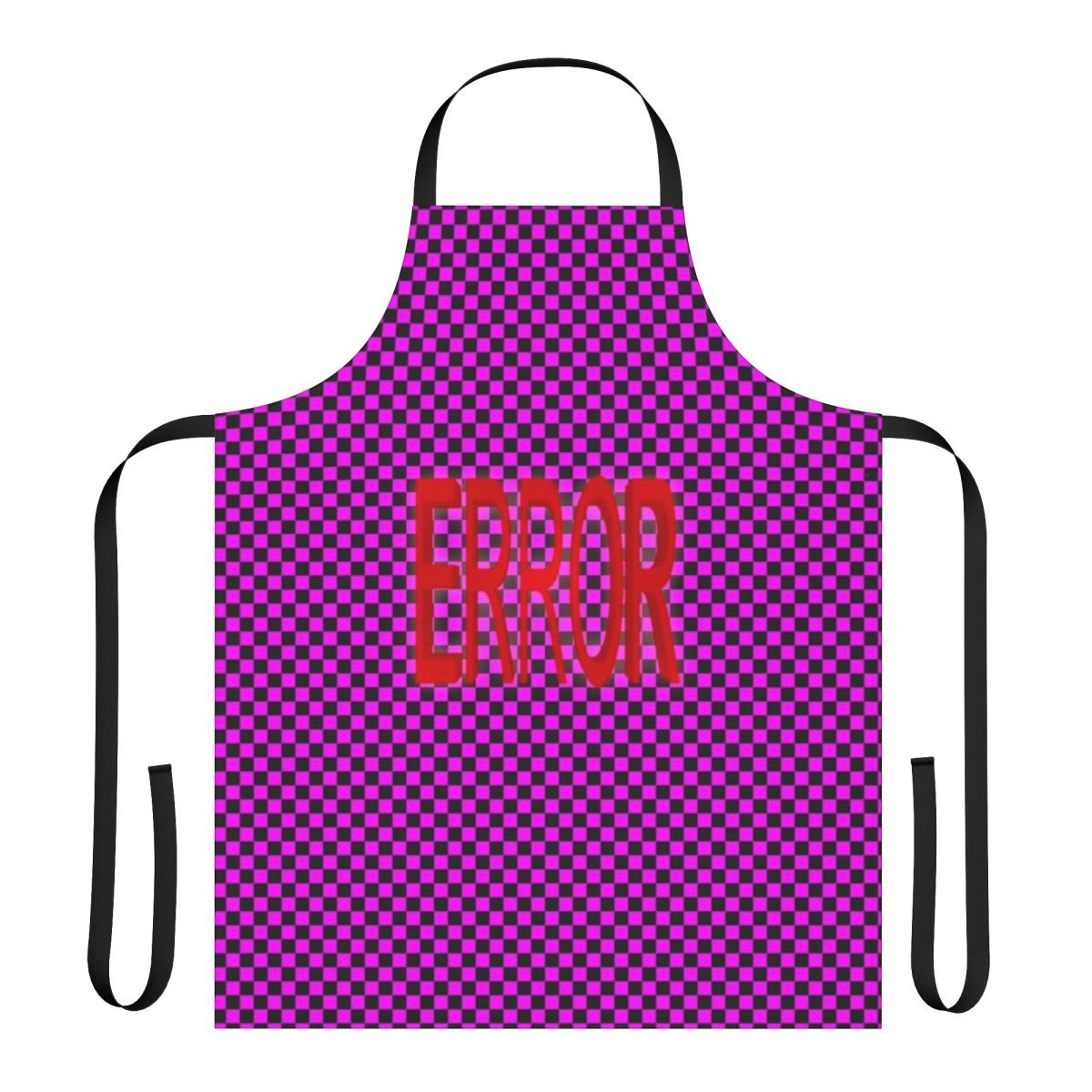 Apron featuring a video game texture error or glitch design