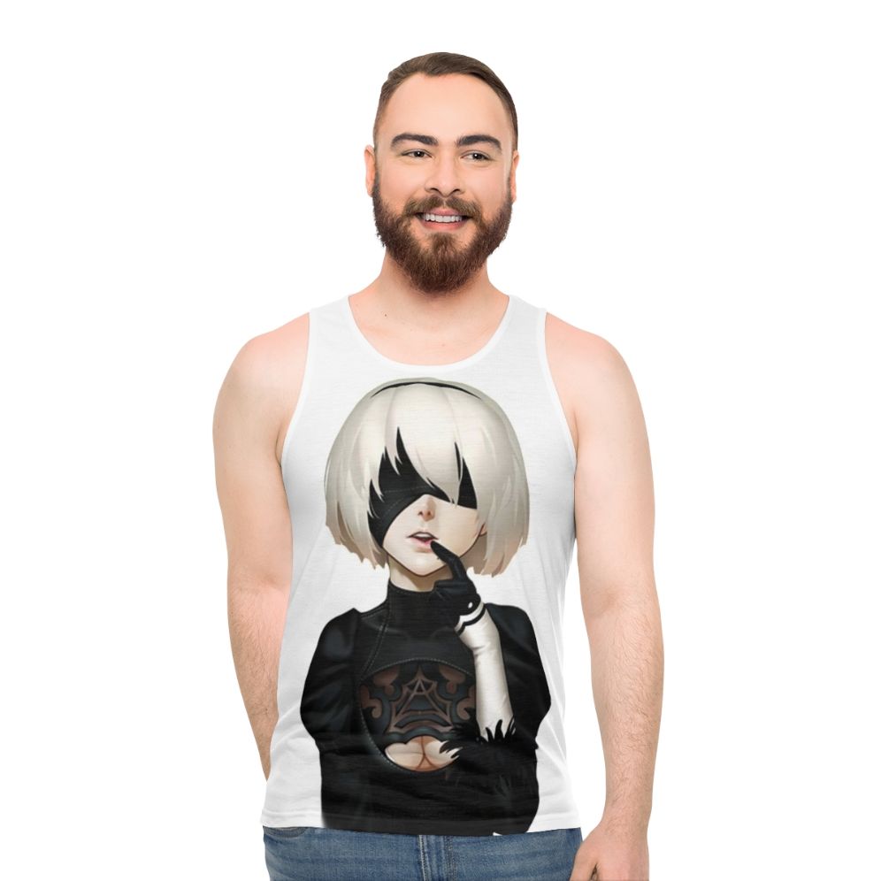 Unisex 2B inspired gaming tank top