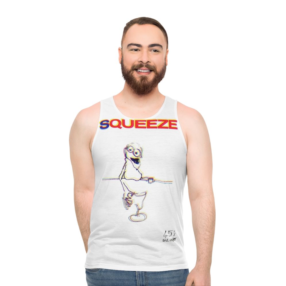 Unisex 45s and Under Minimalist Tank Top