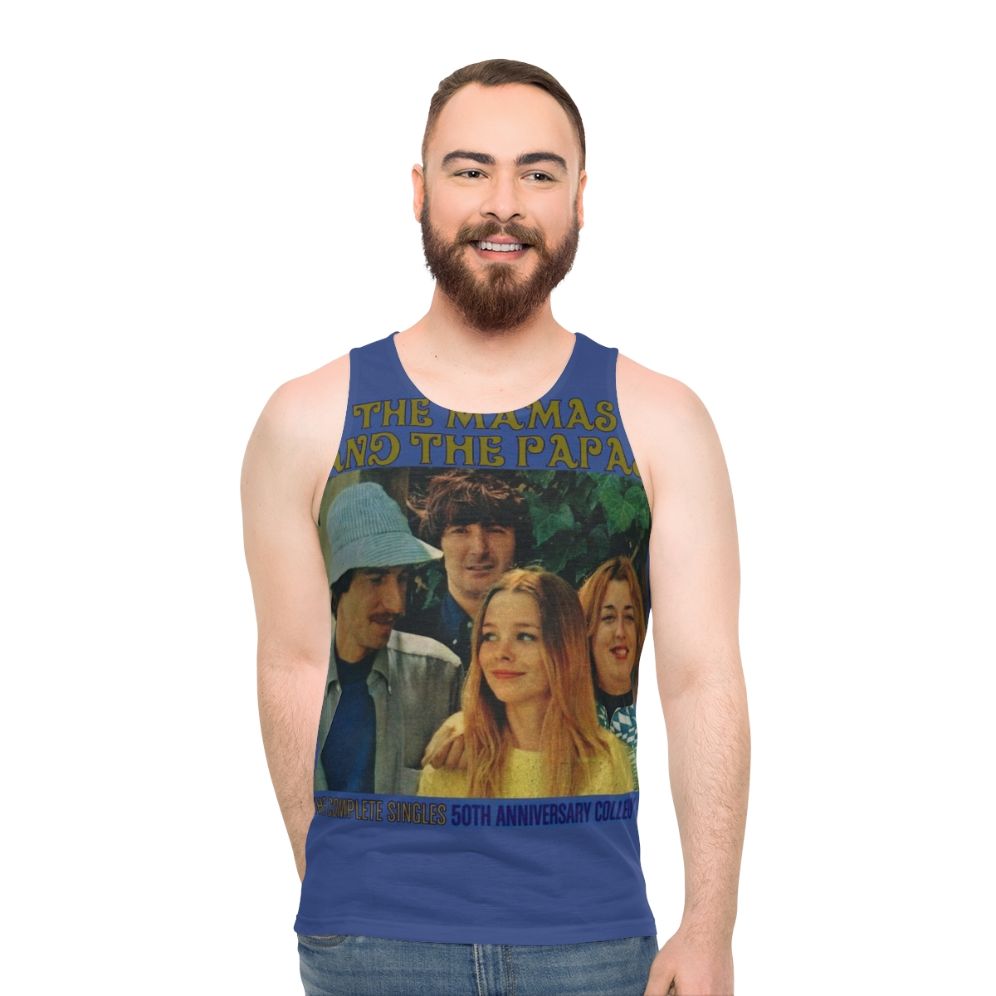 Unisex 1960s inspired California Dreaming tank top