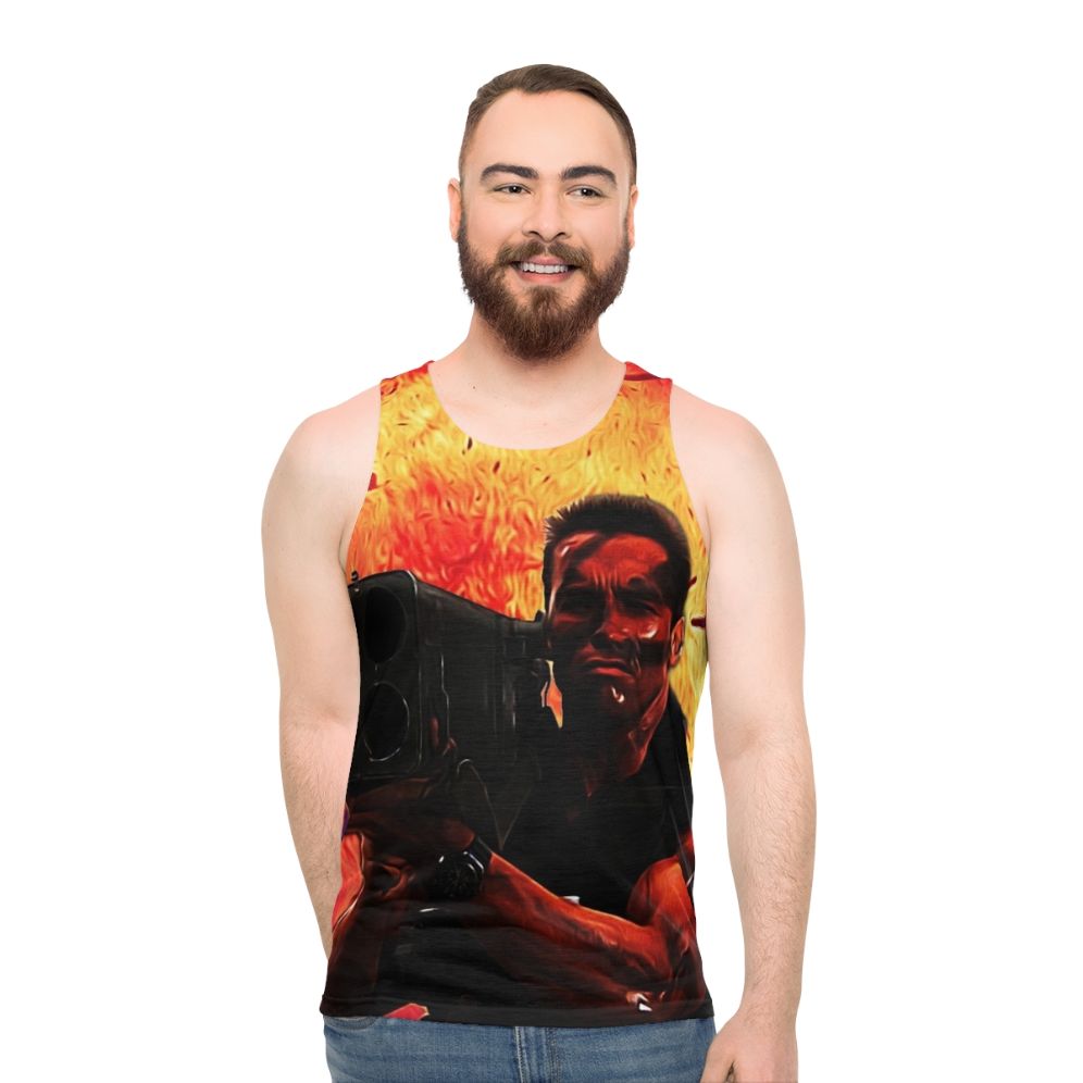 Unisex 80s Action Movie Tank Top