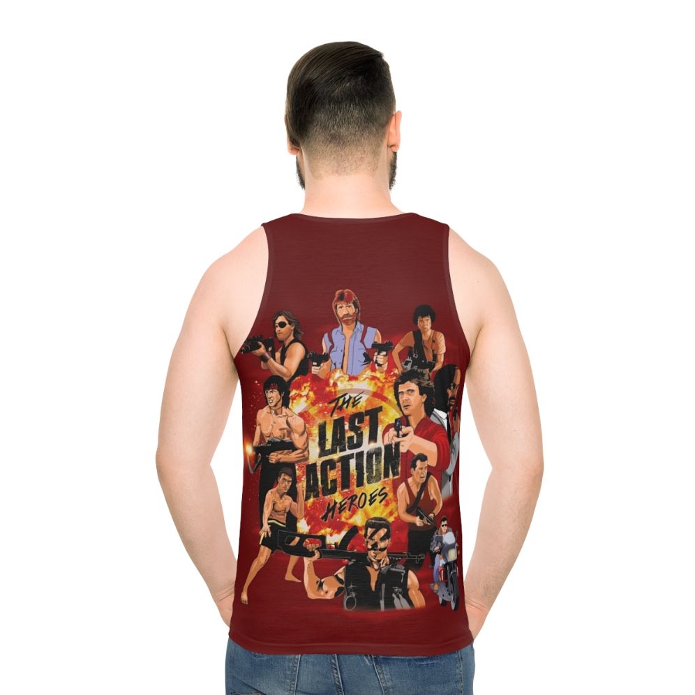 Unisex 80s Retro Action Heroes Tank Top