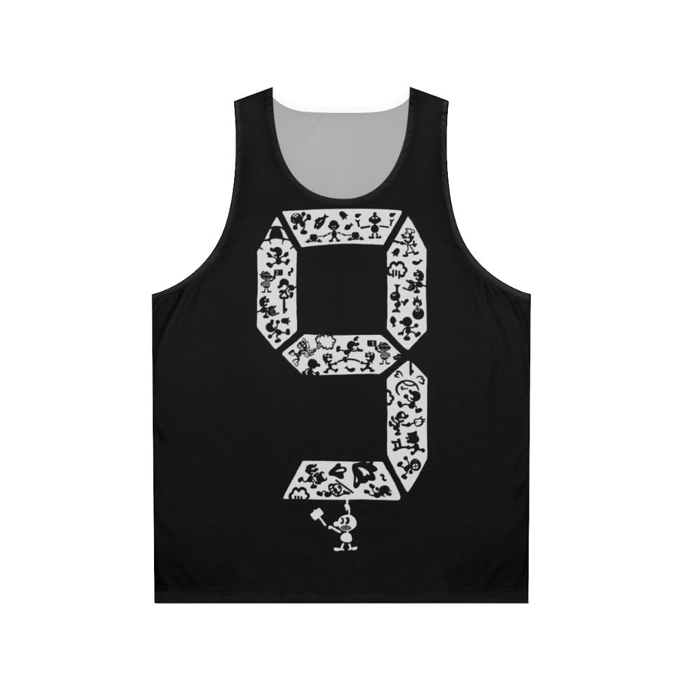 Unisex 9 Hammer Tank Top for Super Smash Bros Ultimate Fans