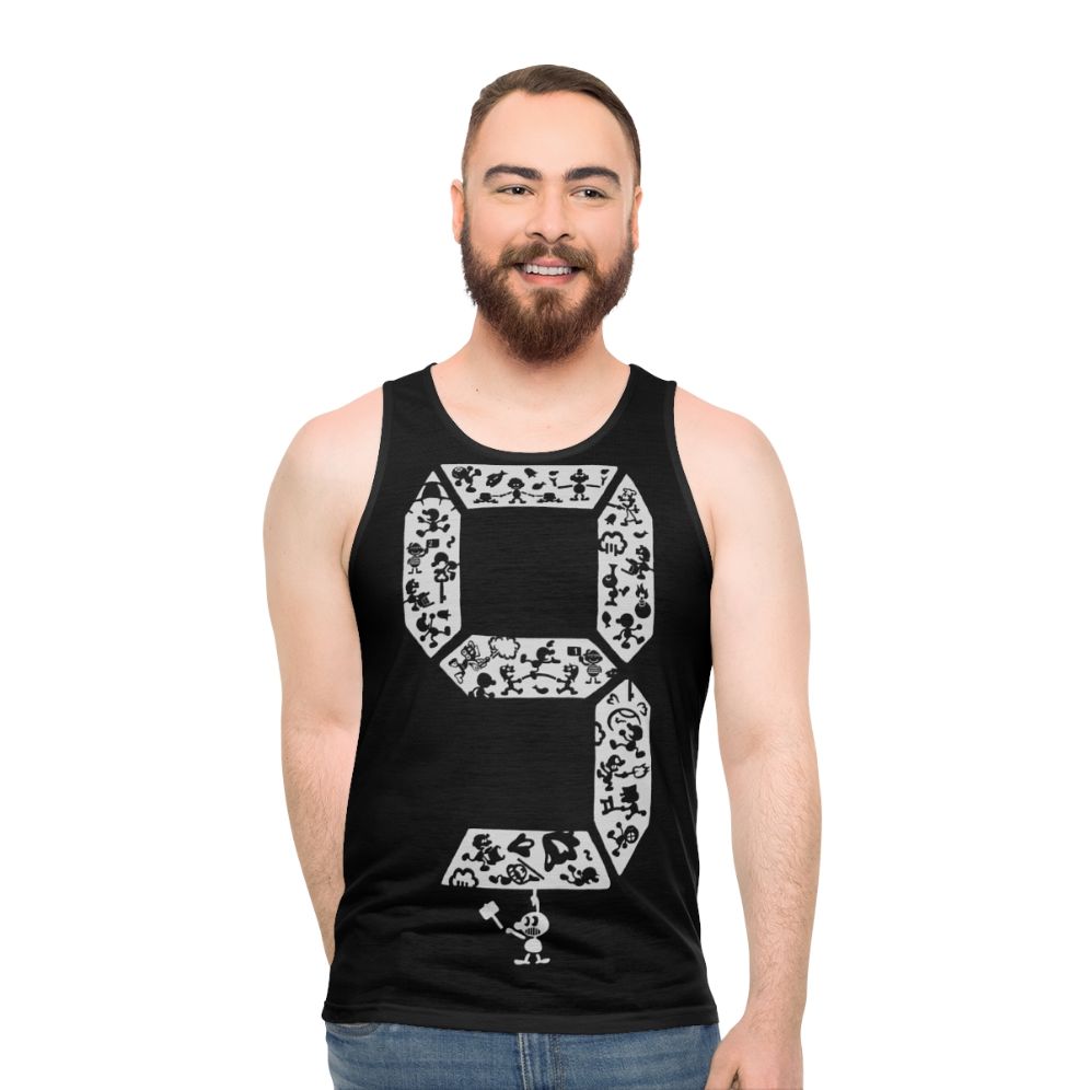 Unisex 9 Hammer Tank Top for Super Smash Bros Ultimate Fans