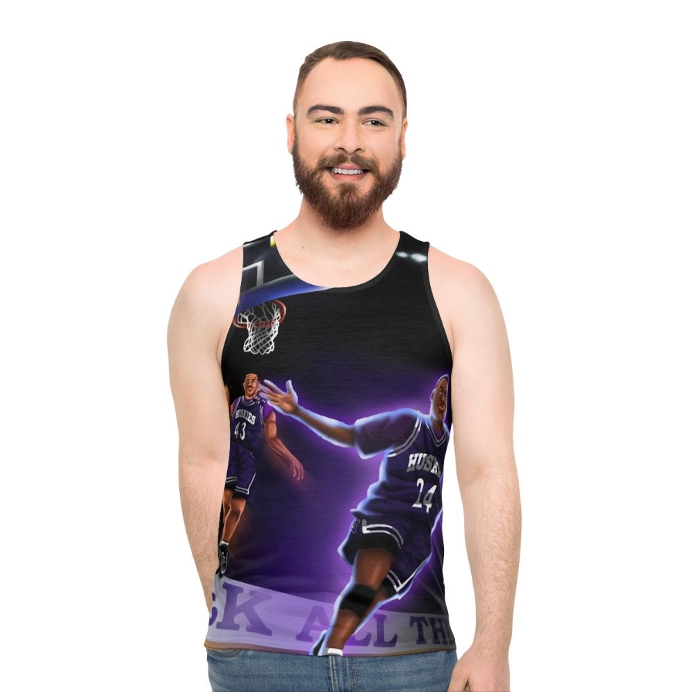 Unisex '90s Basketball Alley Oop Tank Top