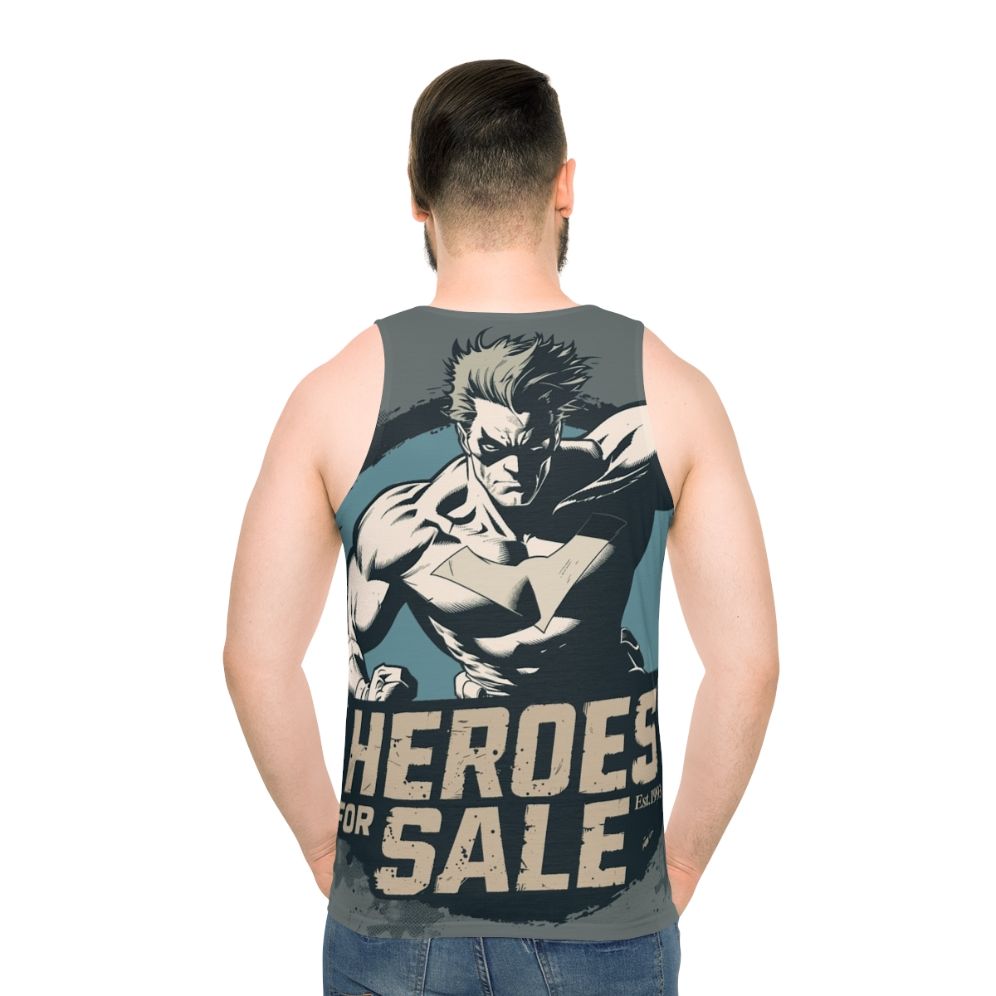 Unisex 90s superhero movie tank top