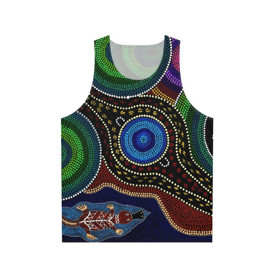 Unisex Aboriginal Art Tank Top