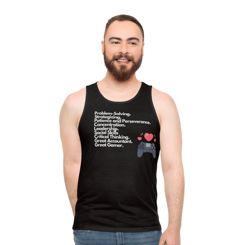 Unisex Accounting & Gaming Skills Tank Top