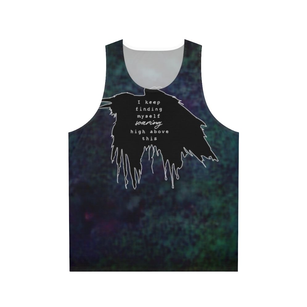 Unisex acid wash minimalist grunge tank top