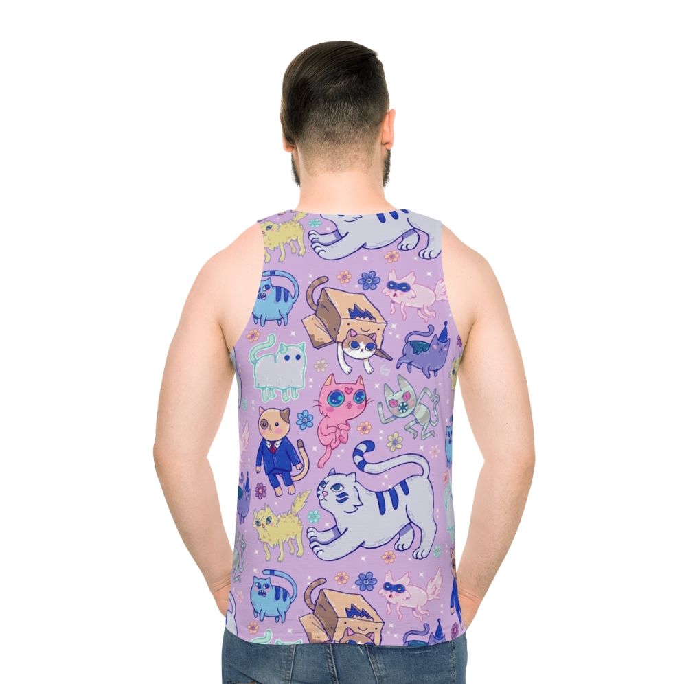 Unisex adventure time cat fanart tank top