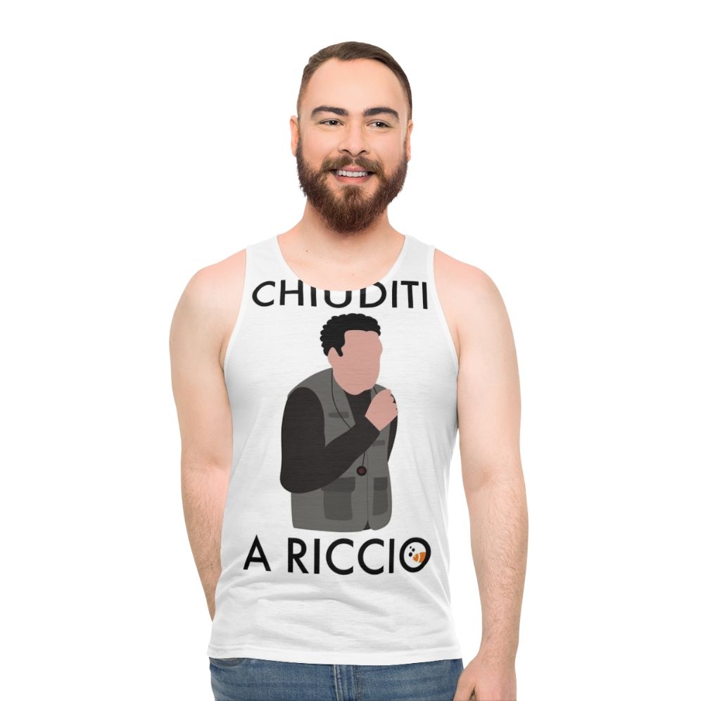 Unisex tank top with "Advice Design Boris" design