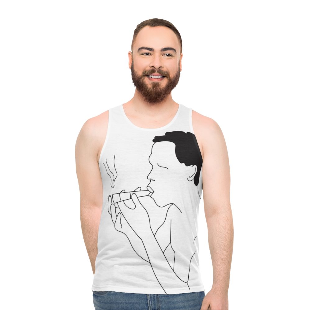 Unisex African tribal print tank top
